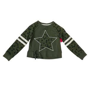 NWT Paperflower Size Small (7/8) Star Sweatshirt